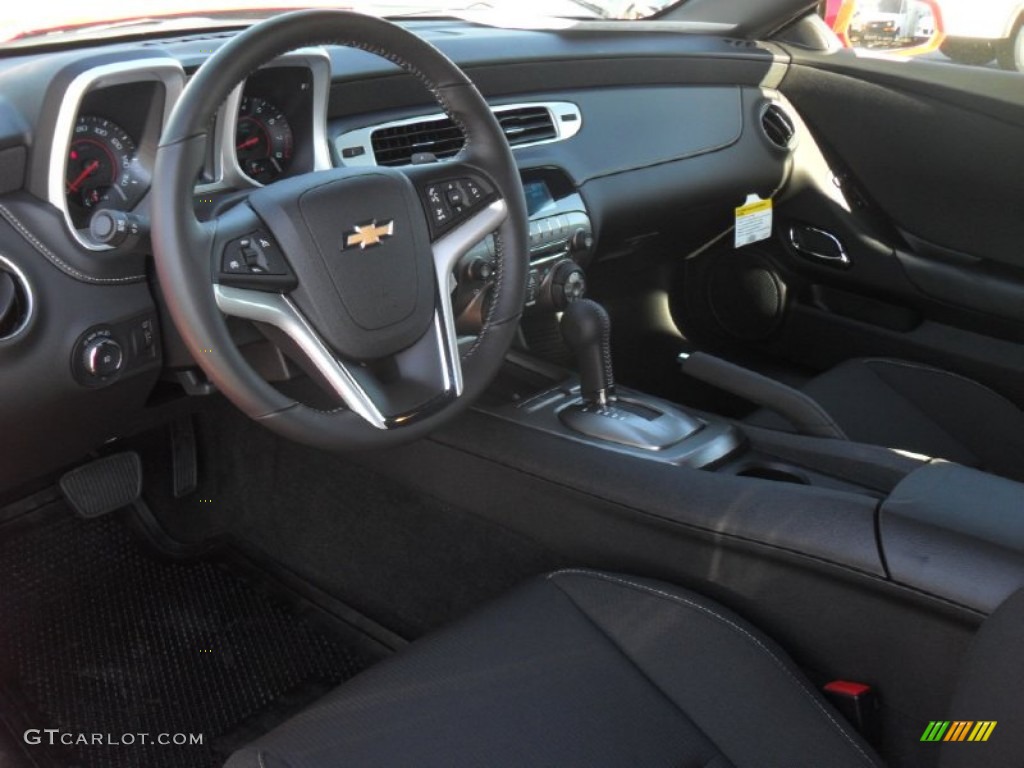 Black Interior 2012 Chevrolet Camaro LT Coupe Photo #55393741