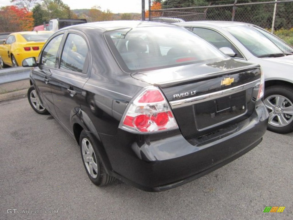 2010 Aveo LT Sedan - Black Granite / Charcoal photo #3