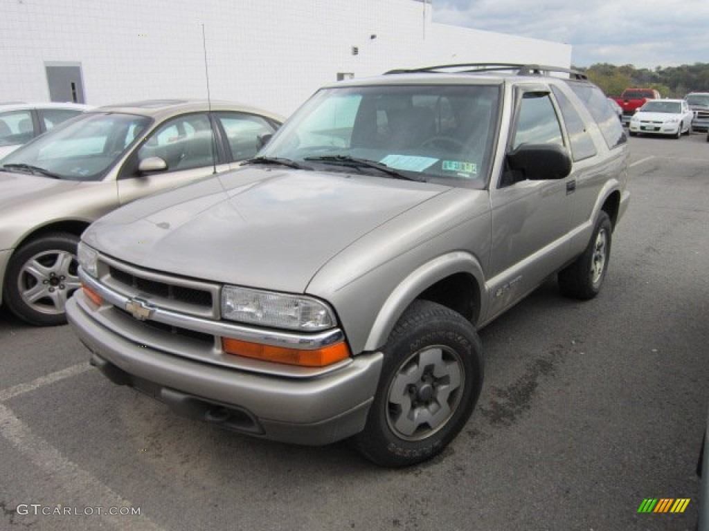 Light Pewter Metallic 2002 Chevrolet Blazer LS 4x4 Exterior Photo #55393820