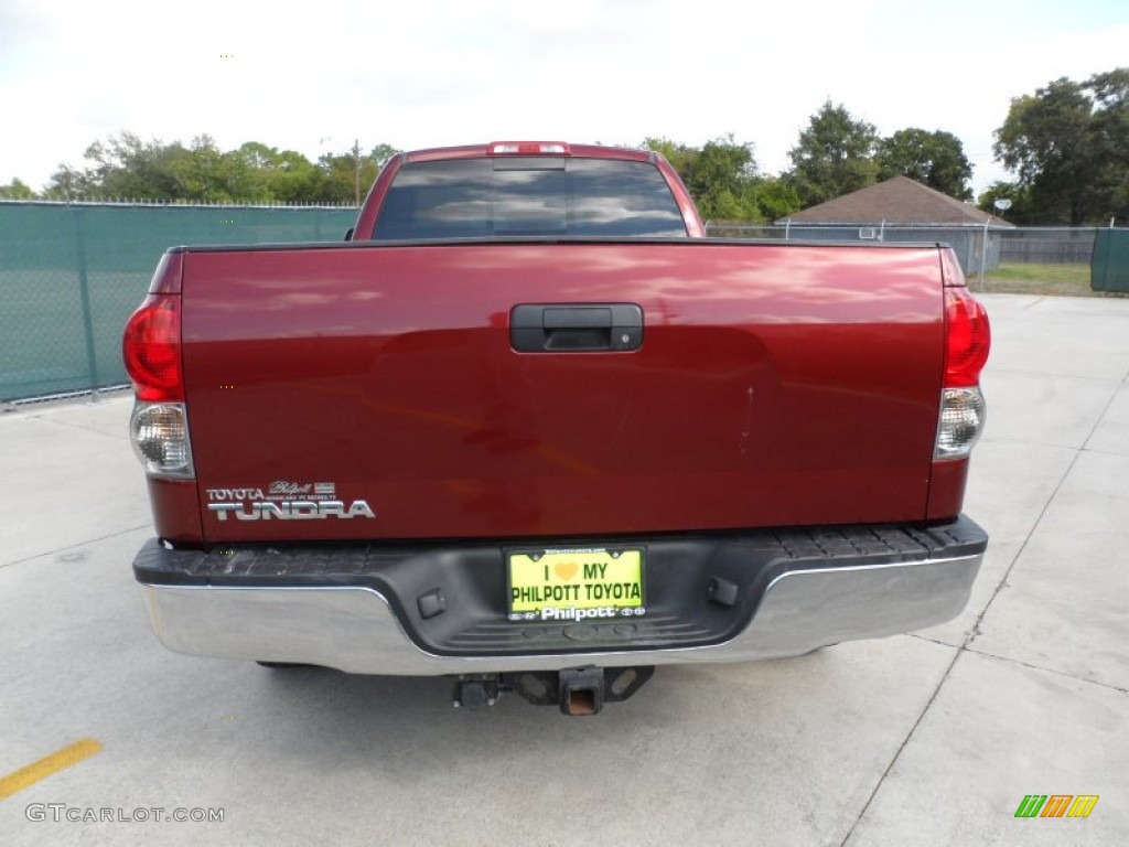 2007 Tundra SR5 Double Cab - Salsa Red Pearl / Beige photo #4
