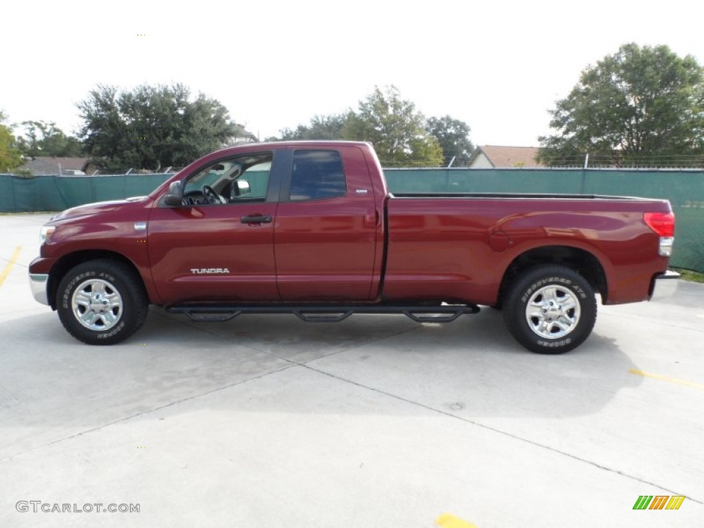 2007 Tundra SR5 Double Cab - Salsa Red Pearl / Beige photo #6