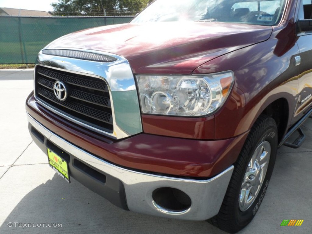 2007 Tundra SR5 Double Cab - Salsa Red Pearl / Beige photo #10