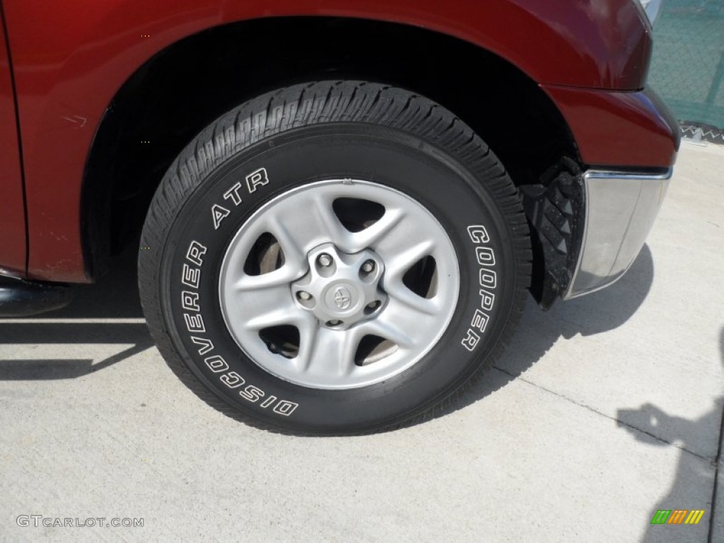 2007 Tundra SR5 Double Cab - Salsa Red Pearl / Beige photo #14