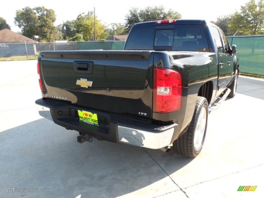 2007 Silverado 1500 LTZ Crew Cab - Black / Ebony Black photo #3