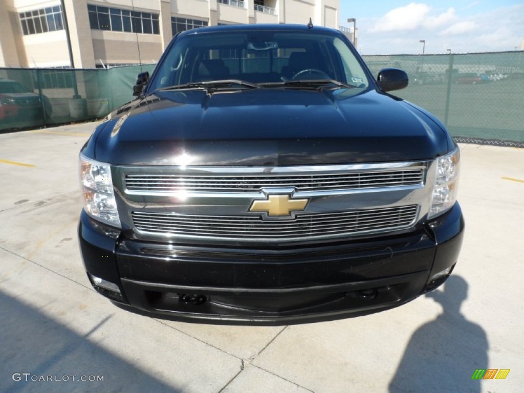 2007 Silverado 1500 LTZ Crew Cab - Black / Ebony Black photo #8