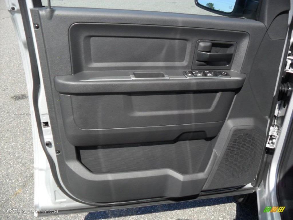 2012 Ram 1500 Express Quad Cab - Bright Silver Metallic / Dark Slate Gray/Medium Graystone photo #9