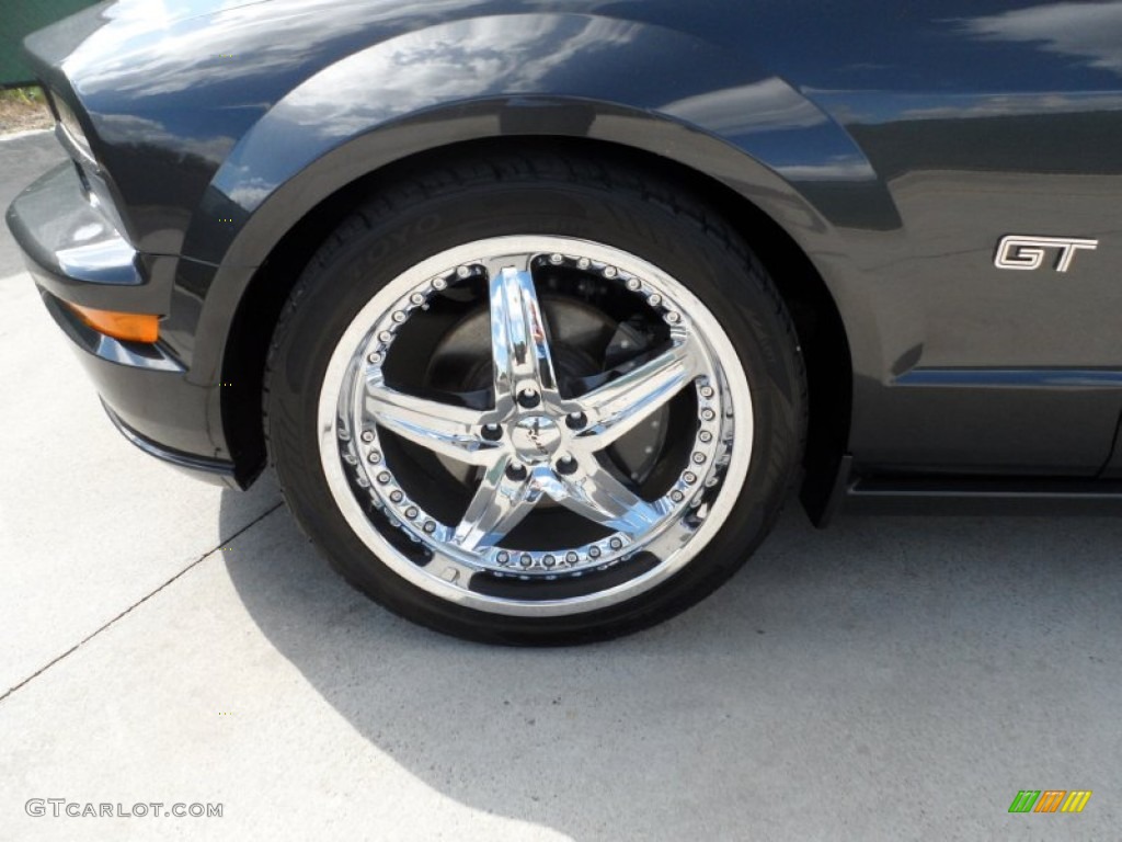 2007 Mustang GT Premium Coupe - Alloy Metallic / Dark Charcoal photo #12