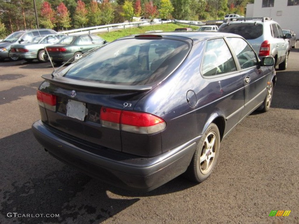 2000 9-3 Coupe - Midnight Blue Metallic / Warm Beige photo #3