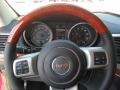 New Saddle/Black 2012 Jeep Grand Cherokee Overland 4x4 Steering Wheel