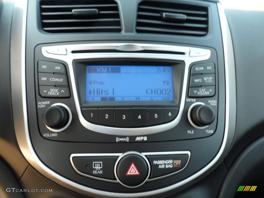 2012 Hyundai Accent GS 5 Door Audio System Photo #55398675