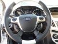Arctic White Leather Steering Wheel Photo for 2012 Ford Focus #55399152