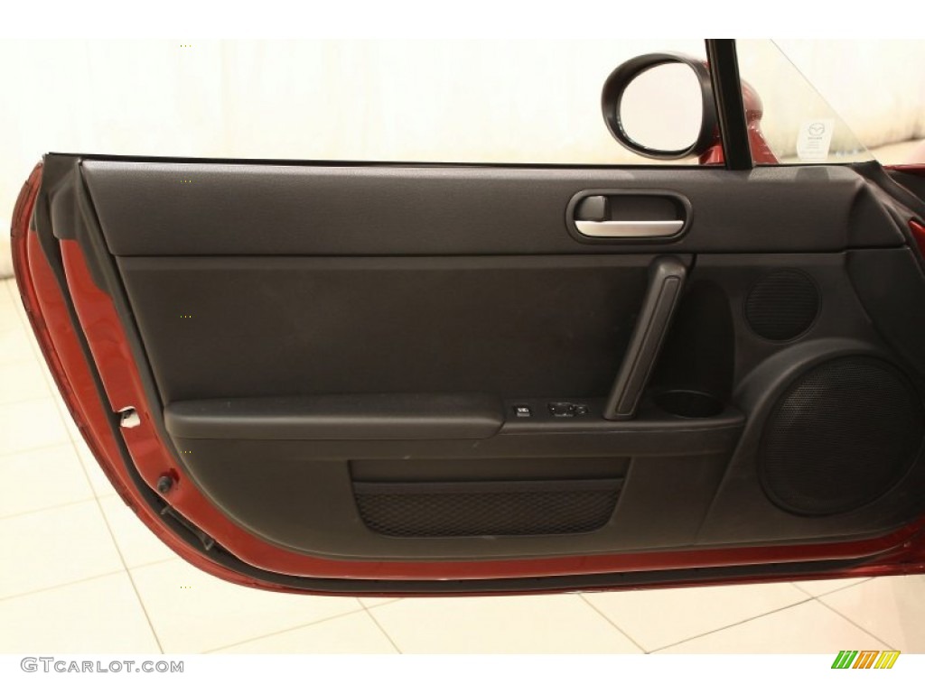 2009 Mazda MX-5 Miata Sport Roadster Black Door Panel Photo #55400190