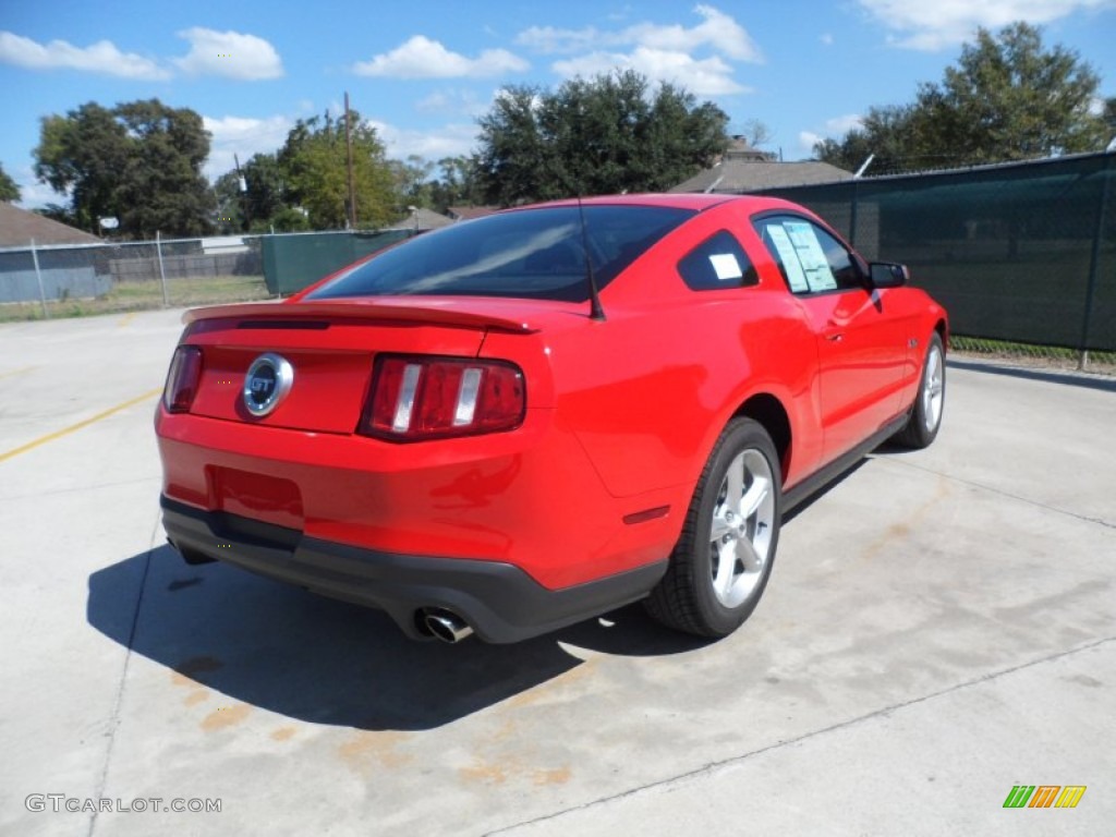2012 Mustang GT Coupe - Race Red / Charcoal Black photo #3