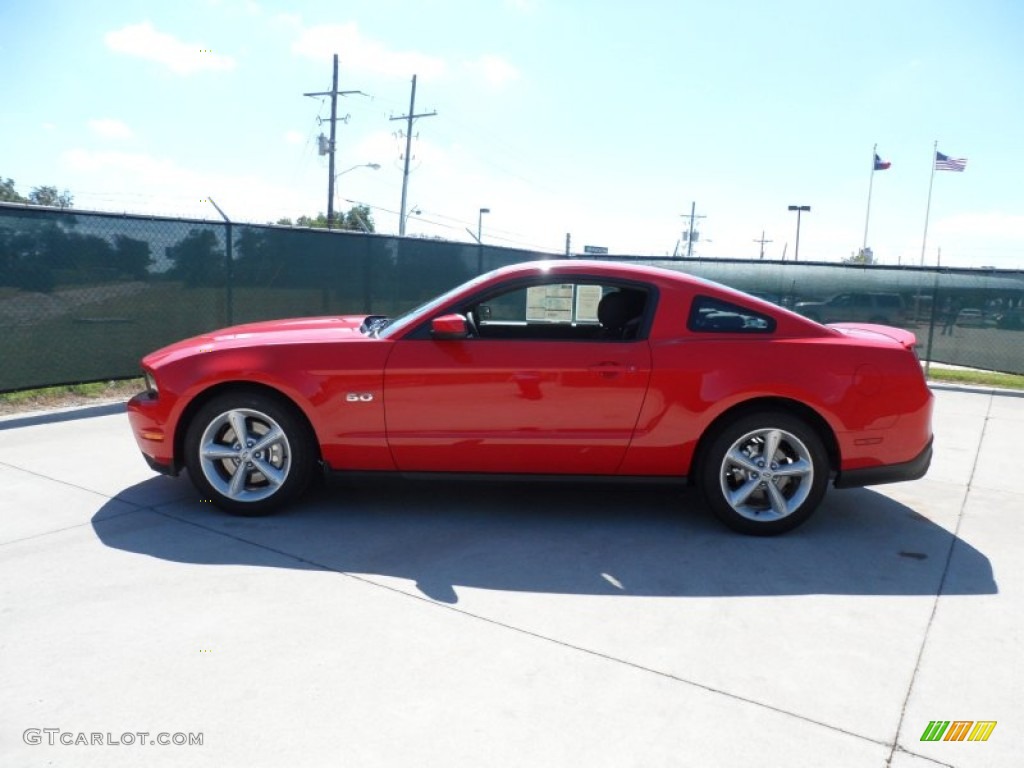 2012 Mustang GT Coupe - Race Red / Charcoal Black photo #6