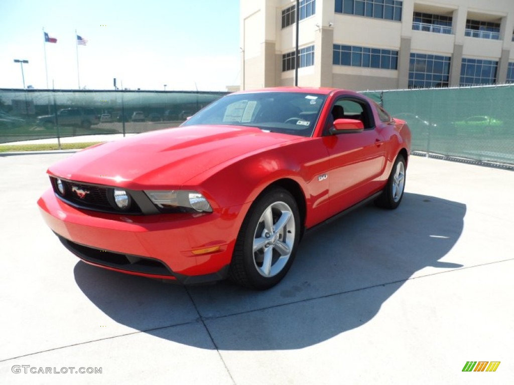 Race Red 2012 Ford Mustang GT Coupe Exterior Photo #55400601