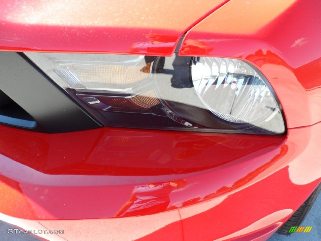 2012 Mustang GT Coupe - Race Red / Charcoal Black photo #9