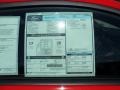 2012 Ford Mustang GT Coupe Window Sticker