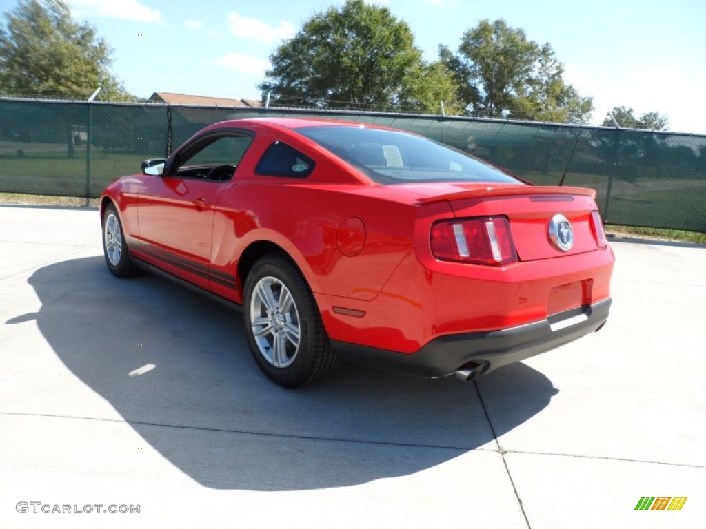 2012 Mustang V6 Coupe - Race Red / Charcoal Black photo #5