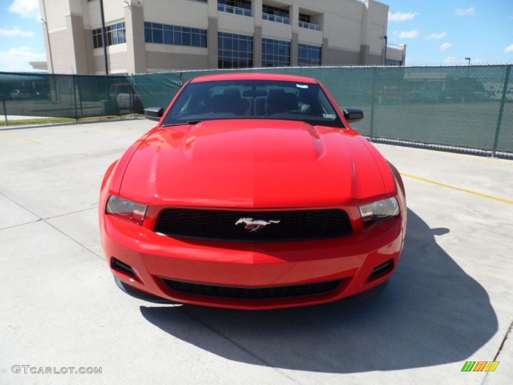 2012 Mustang V6 Coupe - Race Red / Charcoal Black photo #8