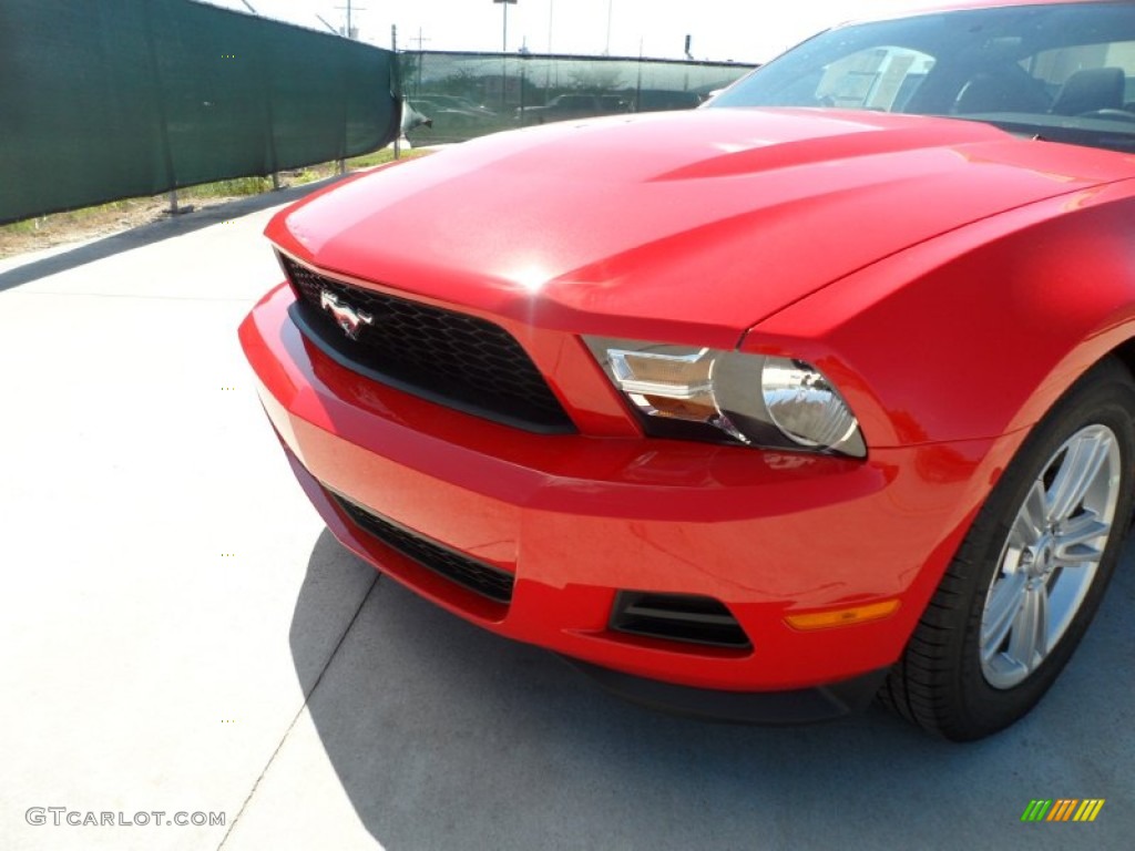 2012 Mustang V6 Coupe - Race Red / Charcoal Black photo #10