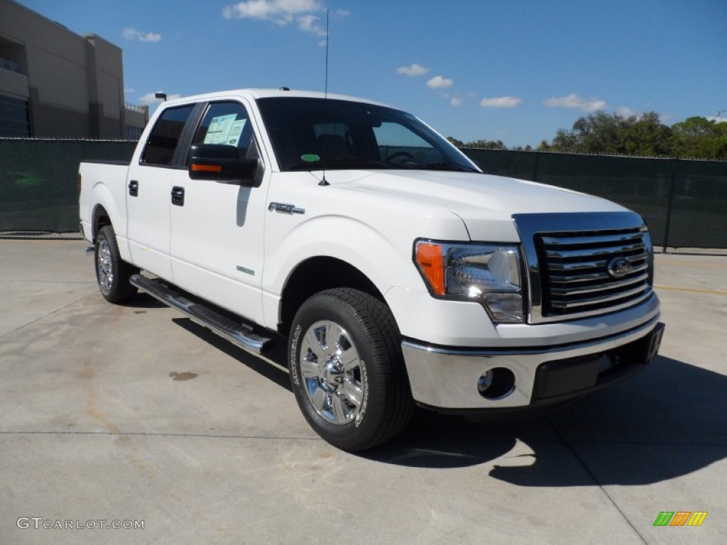 2011 F150 Texas Edition SuperCrew - Oxford White / Steel Gray photo #1