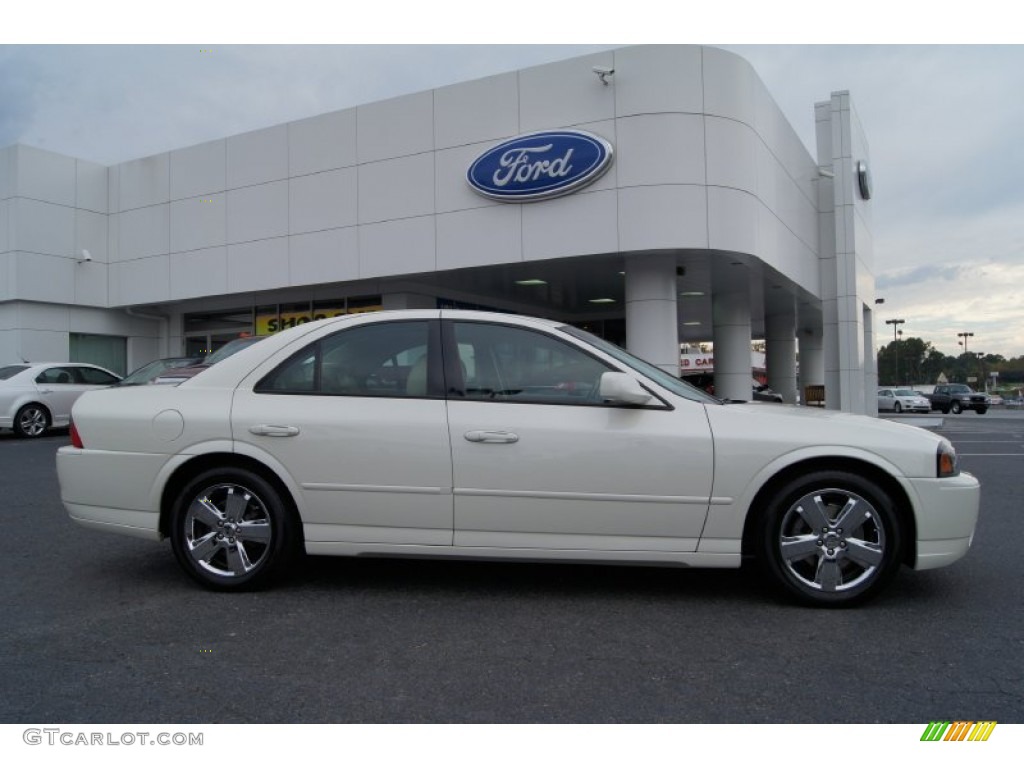 2006 LS V8 - Ceramic White Pearlescent Tri-Coat / Beige photo #2