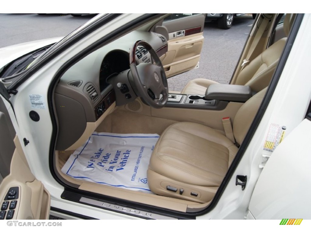 Beige Interior 2006 Lincoln LS V8 Photo #55403277