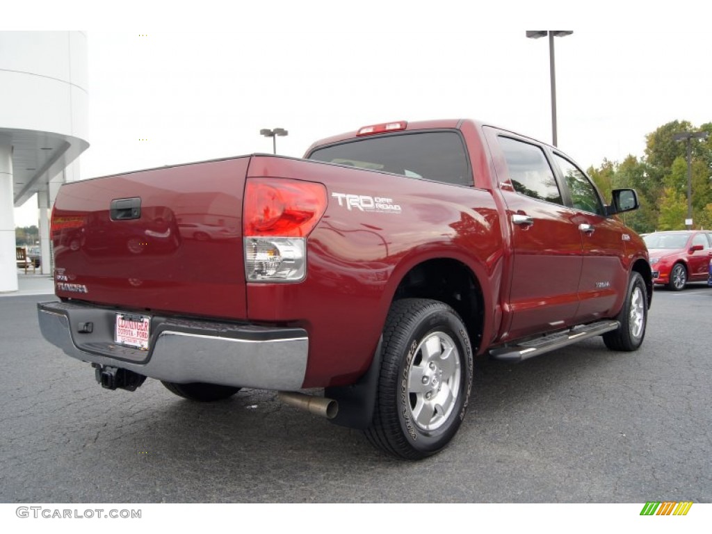 Salsa Red Pearl 2007 Toyota Tundra Limited CrewMax Exterior Photo #55403545