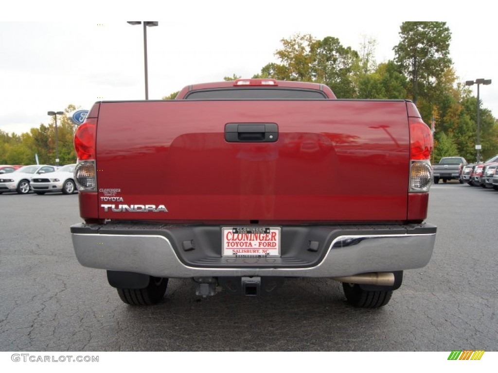 2007 Tundra Limited CrewMax - Salsa Red Pearl / Red Rock photo #4