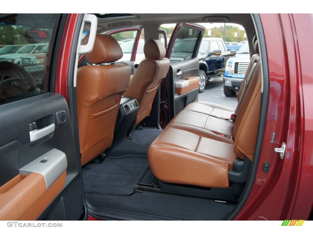Red Rock Interior 2007 Toyota Tundra Limited CrewMax Photo #55403595