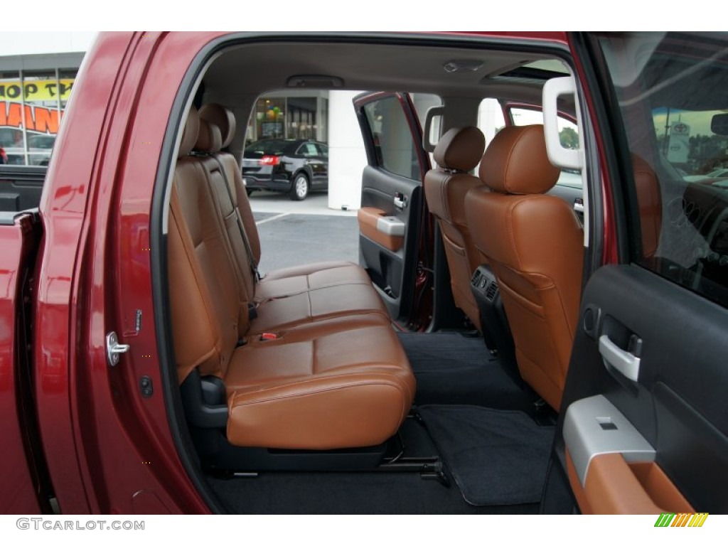 2007 Tundra Limited CrewMax - Salsa Red Pearl / Red Rock photo #11