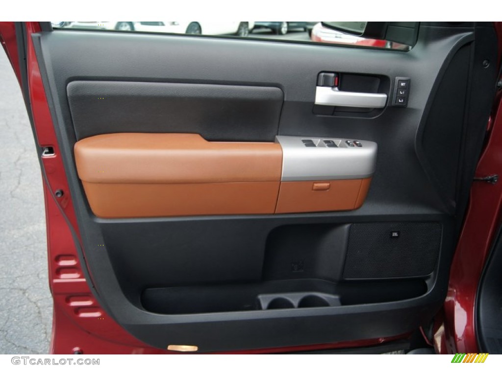 2007 Tundra Limited CrewMax - Salsa Red Pearl / Red Rock photo #20
