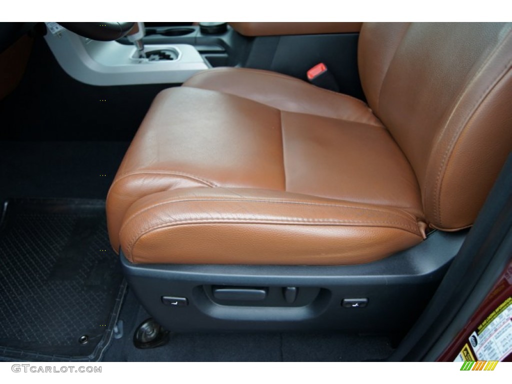 2007 Tundra Limited CrewMax - Salsa Red Pearl / Red Rock photo #23