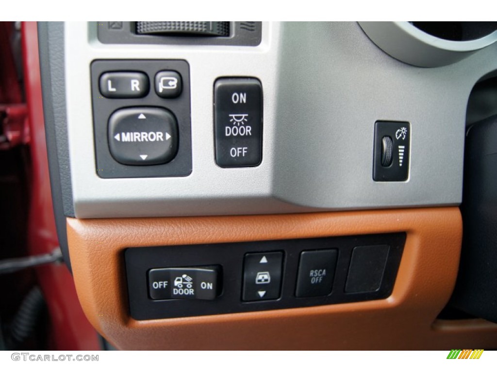 2007 Tundra Limited CrewMax - Salsa Red Pearl / Red Rock photo #25