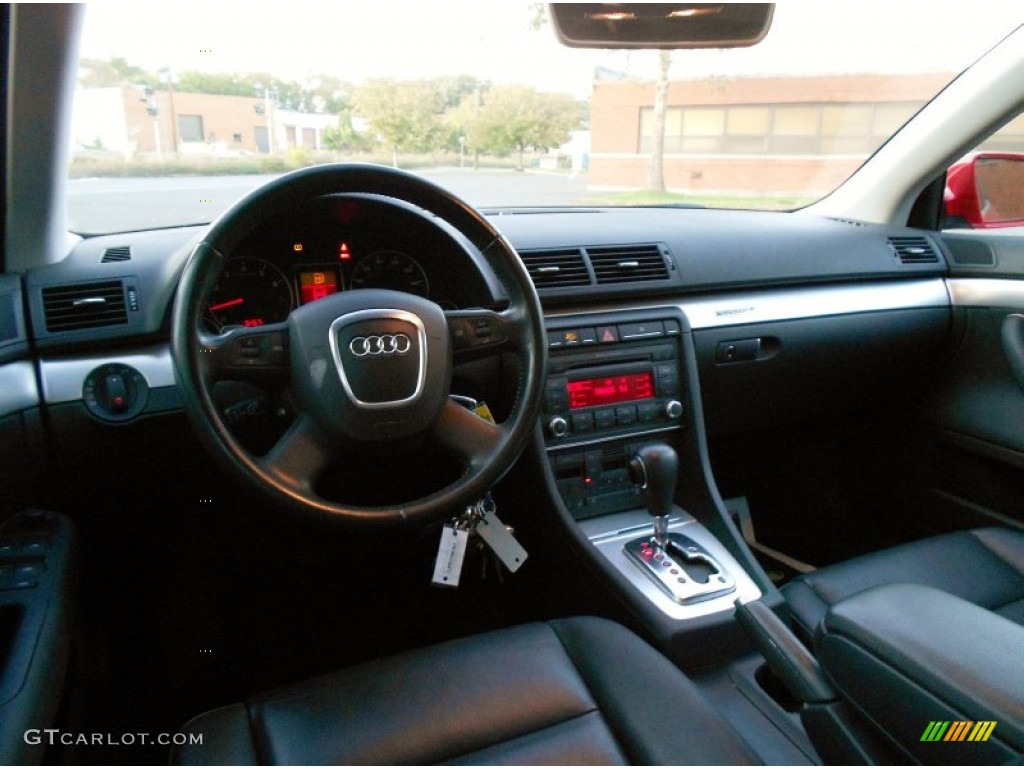 2008 A4 2.0T quattro S-Line Sedan - Brilliant Red / Black photo #5