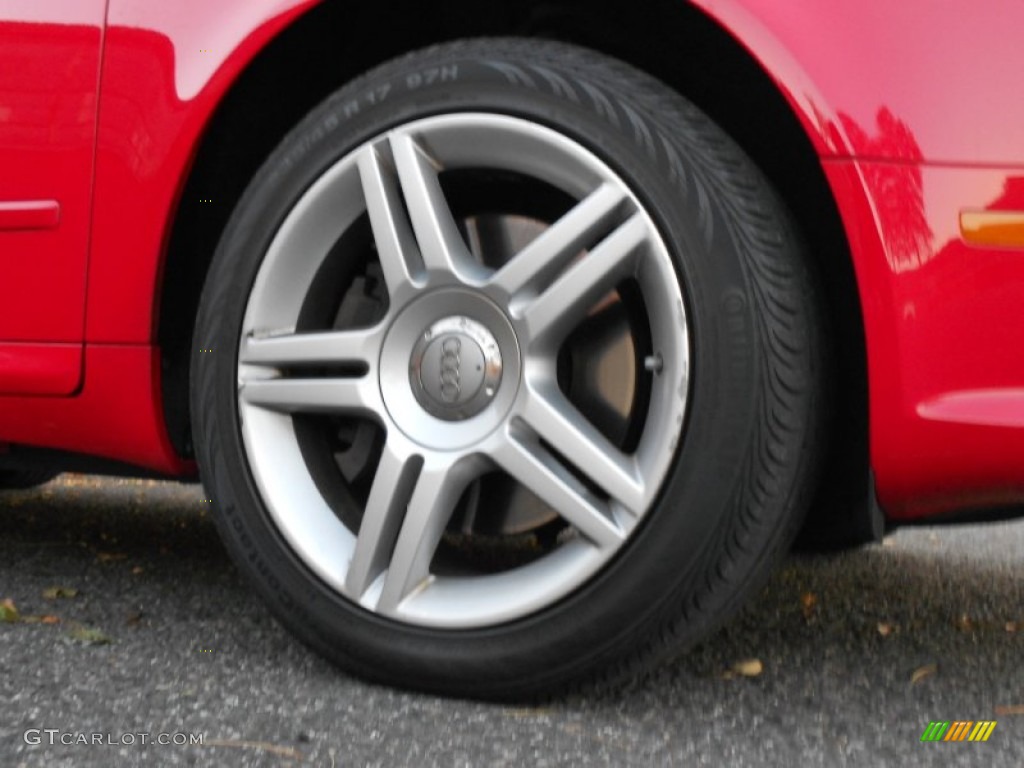 2008 A4 2.0T quattro S-Line Sedan - Brilliant Red / Black photo #11