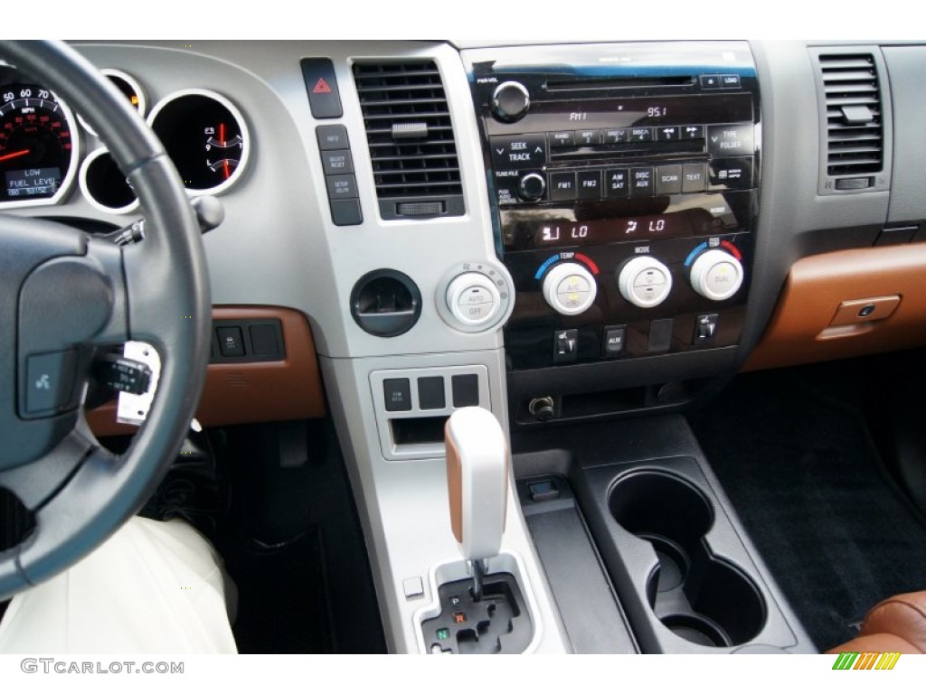 2007 Toyota Tundra Limited CrewMax Red Rock Dashboard Photo #55403868