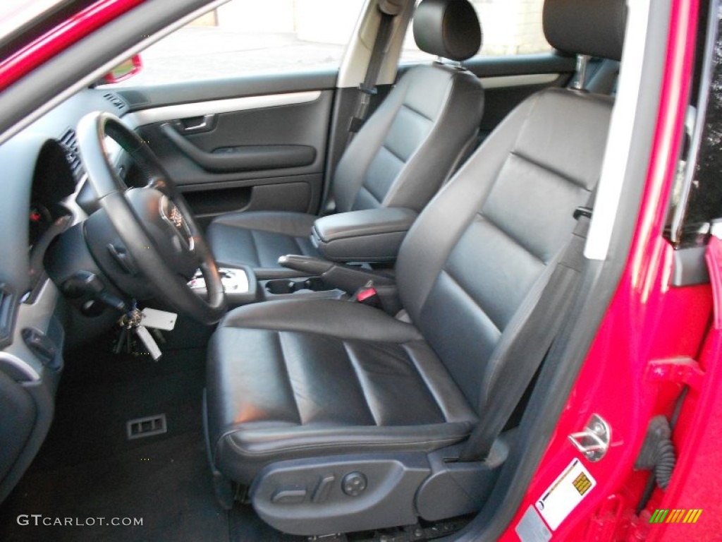 2008 A4 2.0T quattro S-Line Sedan - Brilliant Red / Black photo #14