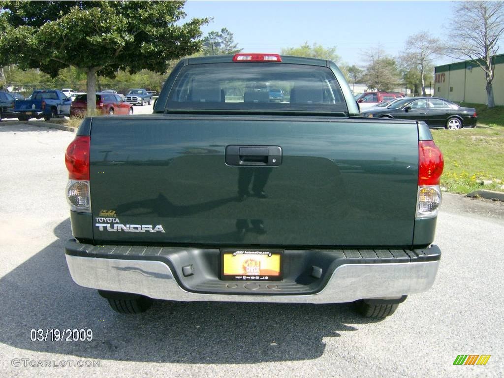 2008 Tundra SR5 Double Cab - Timberland Green Mica / Graphite Gray photo #4