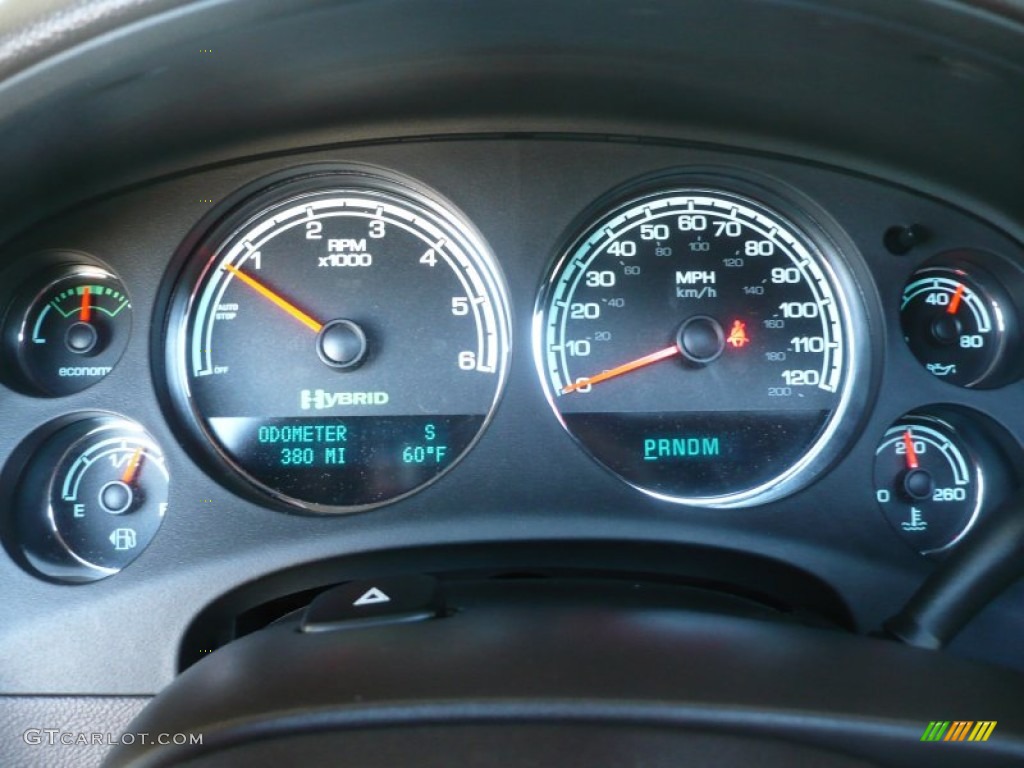 2011 GMC Yukon Hybrid Denali 4x4 Gauges Photo #55406907
