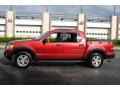 2007 Red Fire Ford Explorer Sport Trac XLT 4x4  photo #3
