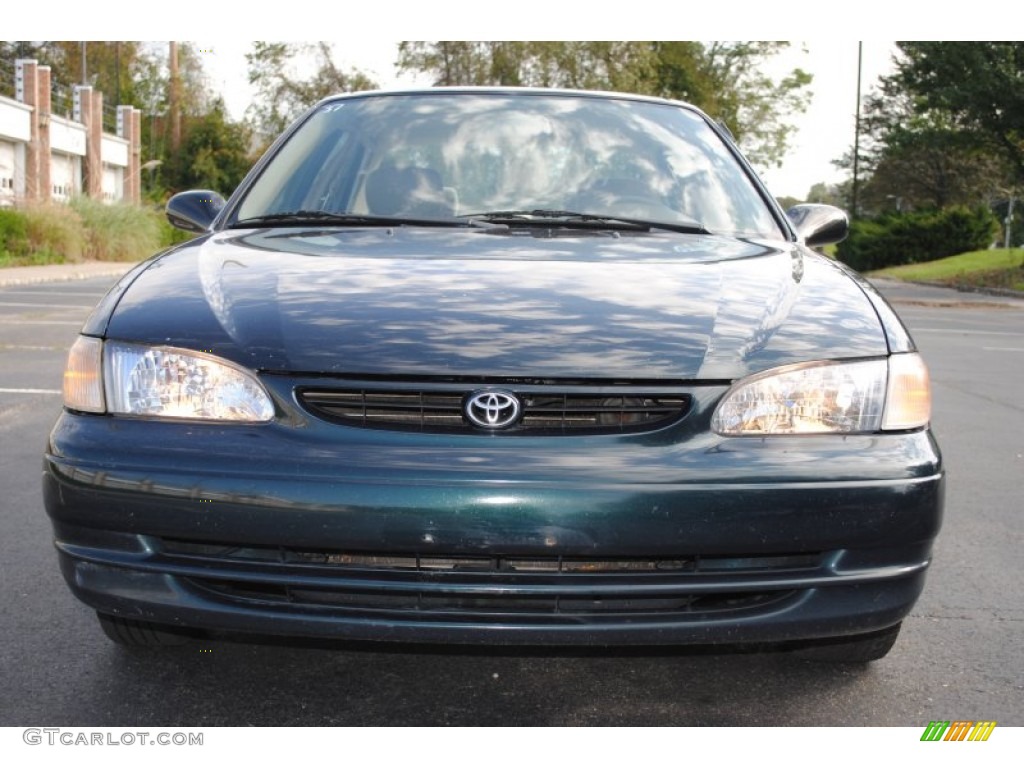 1999 Corolla VE - Dark Emerald Pearl / Pebble Beige photo #2