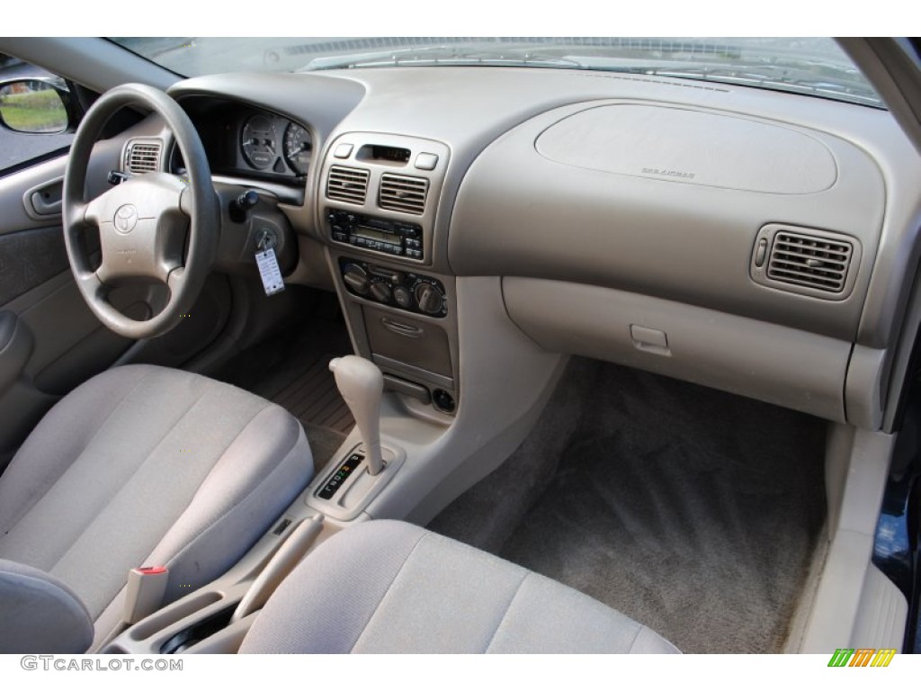 1999 Corolla VE - Dark Emerald Pearl / Pebble Beige photo #8