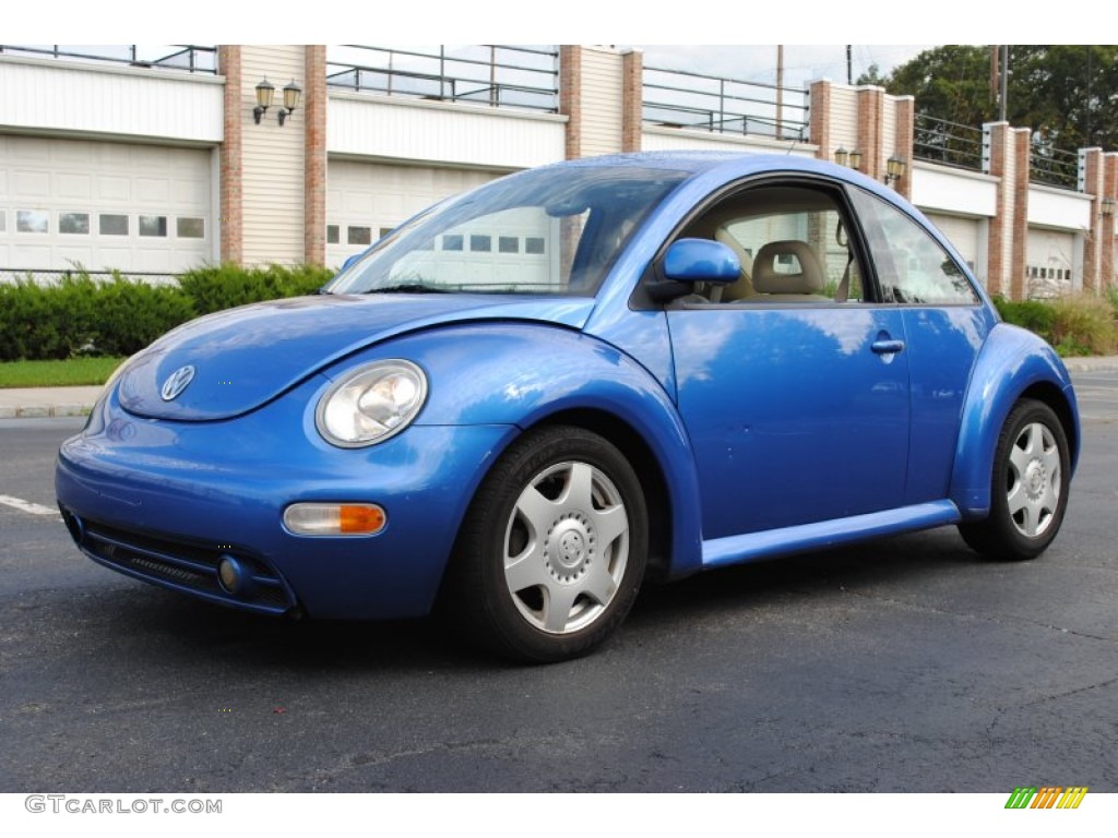 Techno Blue Metallic 1998 Volkswagen New Beetle 2.0 Coupe Exterior Photo #55408917