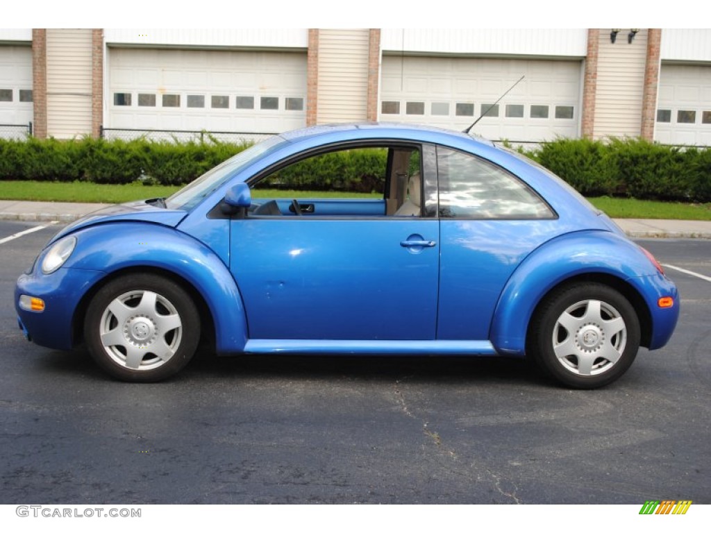 Techno Blue Metallic 1998 Volkswagen New Beetle 2.0 Coupe Exterior Photo #55408935