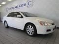 2007 Taffeta White Honda Accord EX-L V6 Sedan  photo #5