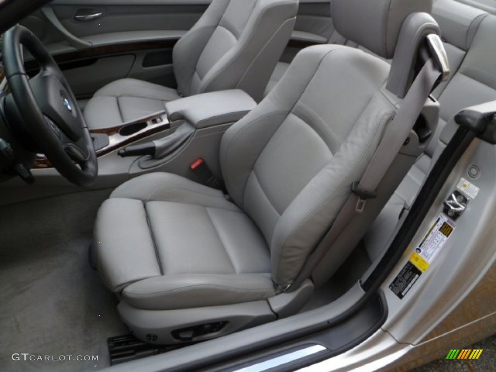 Grey Interior 2007 BMW 3 Series 328i Convertible Photo #55409298