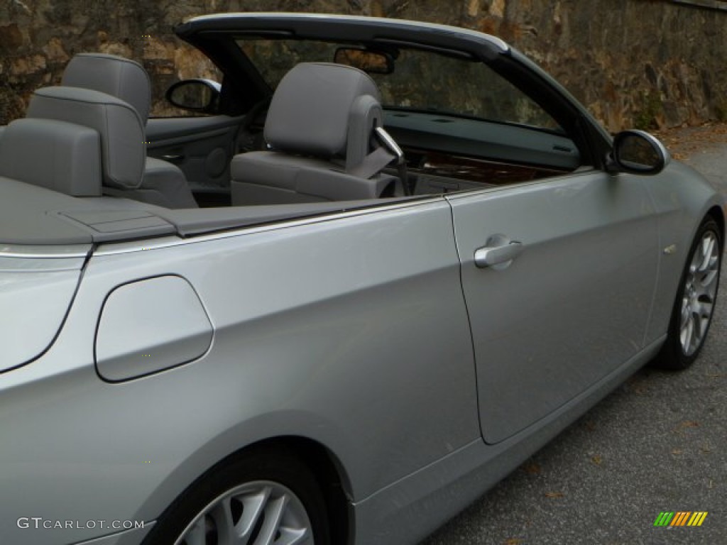 2007 3 Series 328i Convertible - Titanium Silver Metallic / Grey photo #15