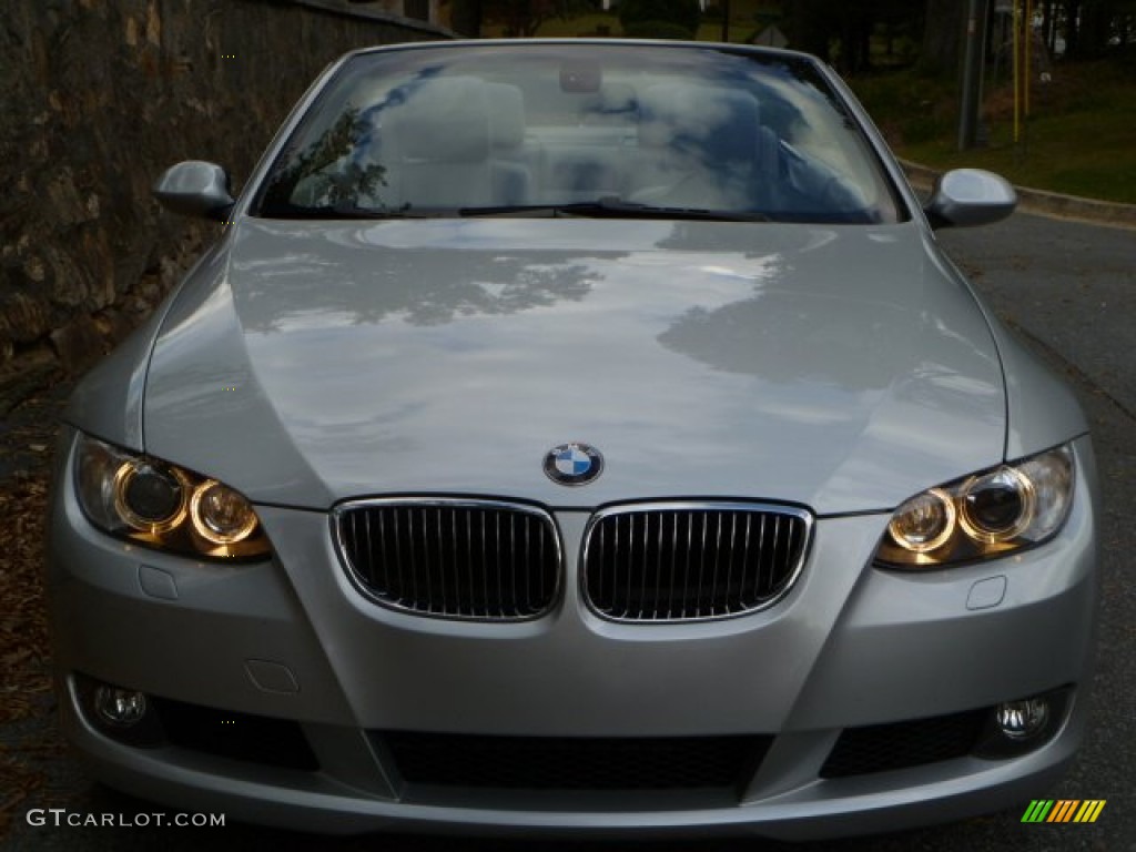 2007 3 Series 328i Convertible - Titanium Silver Metallic / Grey photo #17
