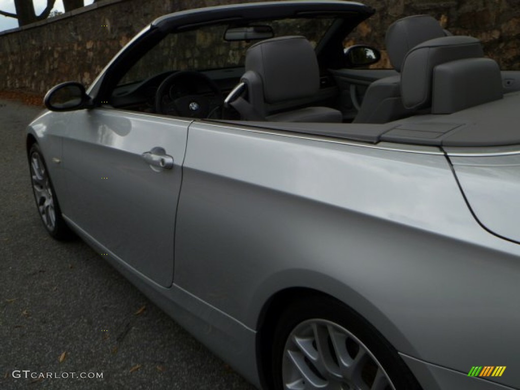 2007 3 Series 328i Convertible - Titanium Silver Metallic / Grey photo #18